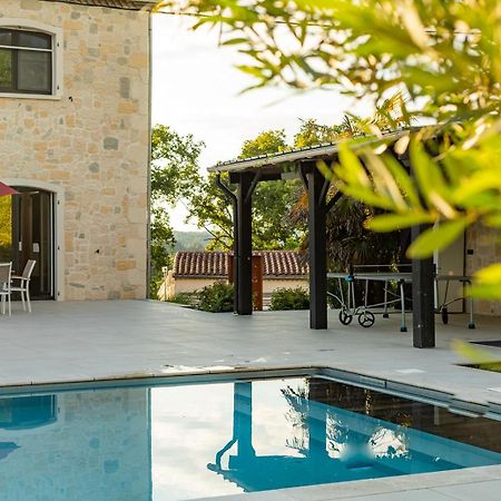Villa Au Petit Bonheur Avec Clim - Hameau Au Calme - Piscine Chauffee - Petanque Moncrabeau Екстериор снимка