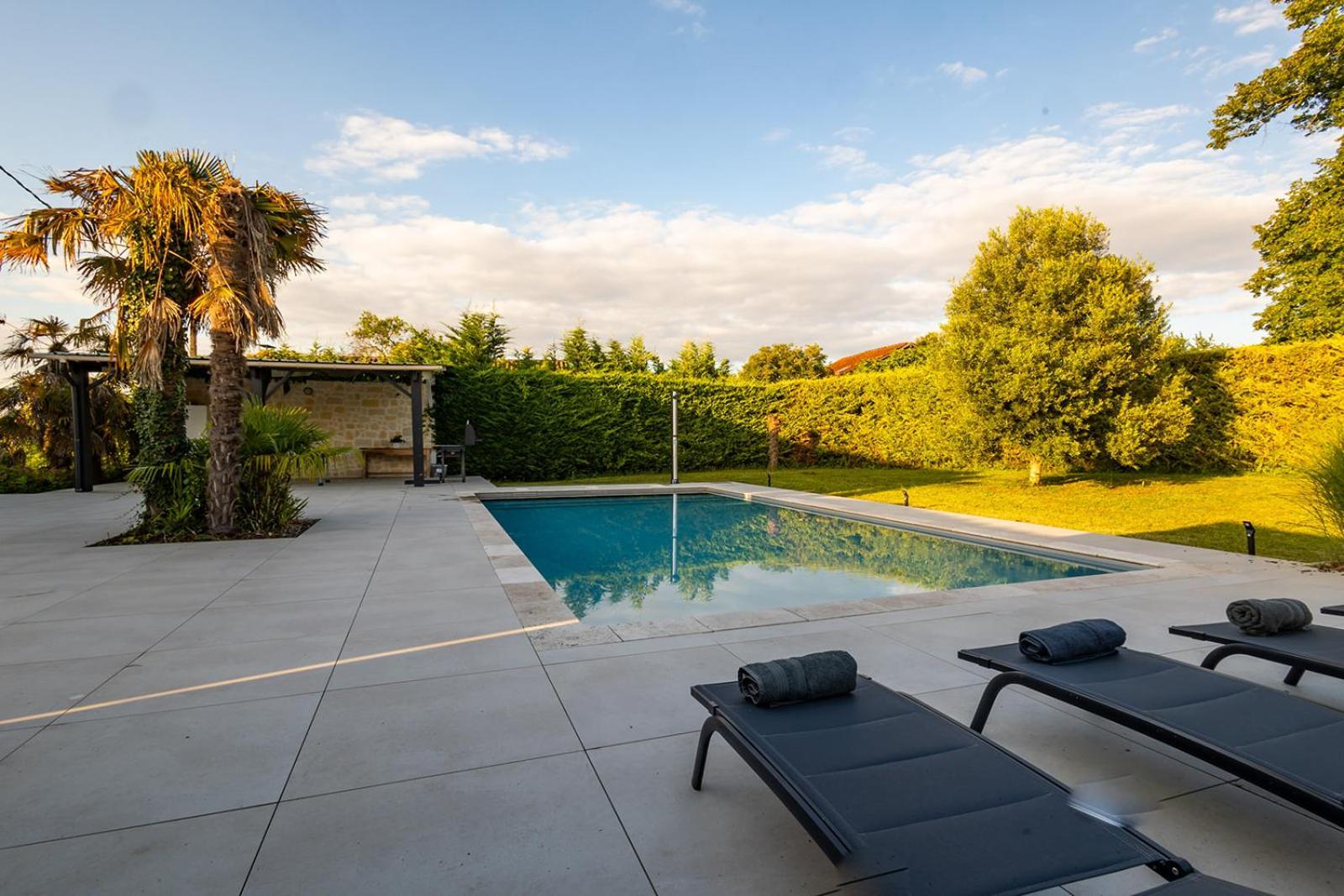 Villa Au Petit Bonheur Avec Clim - Hameau Au Calme - Piscine Chauffee - Petanque Moncrabeau Екстериор снимка